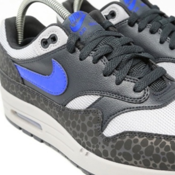 air max 1 safari reflective black